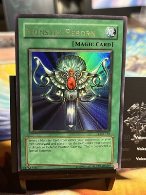 WAVY 1.5 Print Monster Reborn LOB-118 The Legend of Blue Eyes White Dragon-image