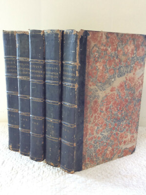 BIOGRAPHIA BRITANNICA: 5v set - Andrew Kippis - 1778-1793, Rare 18th c. biograpy-image