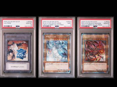 PSA 9 & 10 Side:PRIDE Blue-Eyes White Dragon Red Eyes Black Dragon W/Token-image