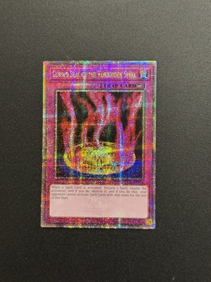 2024 YUGIOH RA03 QCR SECRET RARE CURSED SEAL OF THE FORBIDDEN SPELL NM-image