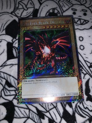 Red-Eyes Black Dragon (4th Art) (Platinum Secret Rare) RA04-EN109 Quarter...-image
