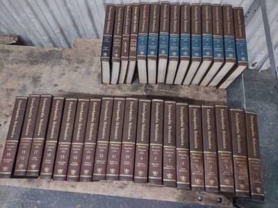 Britannica Encyclopedia Book Set 30 Volume 1768 15th -image