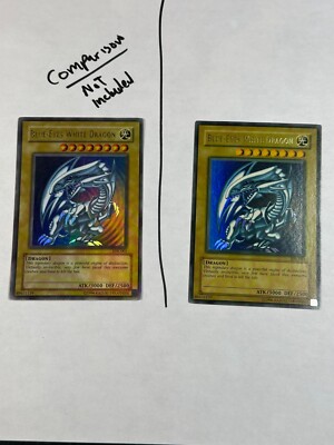 YUGIOH FADED Blue-Eyes White Dragon SDK-001 Ultra Rare LP - OFFER-image