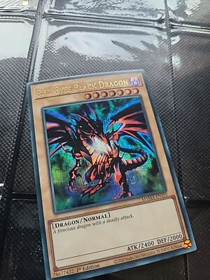 Yu-Gi-Oh! TCG Red-Eyes Black Dragon MAMA-EN105 Ultra Pharaoh's Rare NM-image