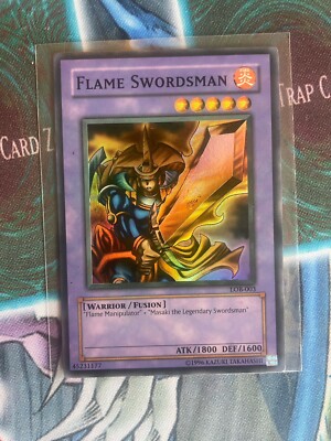 Faded Flame Swordsman LOB-003 The Legend of Blue Eyes White Dragon Yugioh-image
