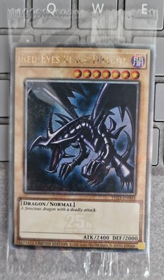 [SEALED] QUARTER CENTURY RARE : TN23-EN003 Red-Eyes Black Dragon - 1st Edition-image