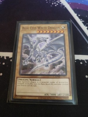 Yugioh! 3x Blue-Eyes White Dragon SDWD-EN003 Common NM-image