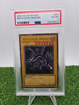 Yu-Gi-Oh!  Red-Eyes Black Dragon Starter Deck SDJ-001 PSA 6-image