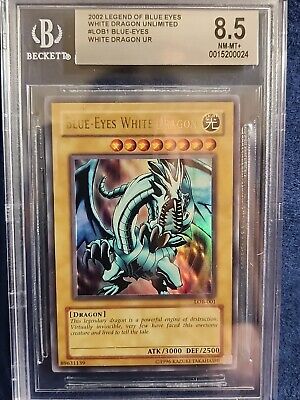 Yu-Gi-Oh! Blue Eyes White Dragon LOB-001  unlimited Ultra Rare-image