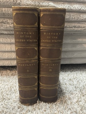 History of the United States Volume 2 and 3 Set, W.H. Bartlett, 1800s-image