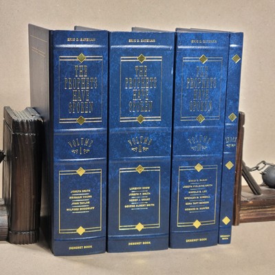 The Prophets Have Spoken 3 Vol + Index  1999 LDS Leather Complete Set Very Good-image
