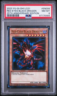 2023 Yu-Gi-Oh! LC01 Red-Eyes Black Dragon #EN006 - NM-MT 8 PSA-image