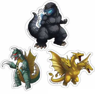 Godzilla Sticker Set BE Japan NEW-image