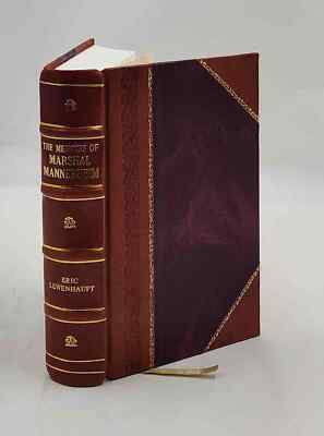 The Memoirs Marshal Mannerheim translated by Count Eric Lewenhau [Leather Bound]-image