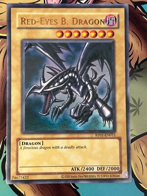 Yu-Gi-Oh! TCG Red-Eyes B. Dragon Retro Pack RP01-EN011 Unlimited Ultra Rare-image