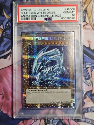 Blue Eyes White Dragon Animation Chronicle 2022 AC02-JP000 PSA10-image