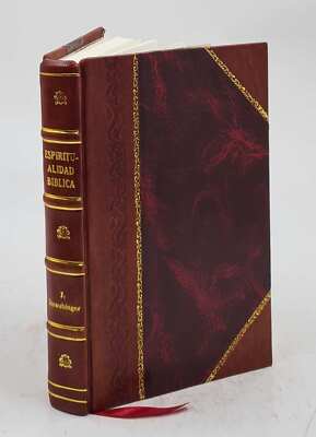 Espiritualidad Bi?Blica 1949 By Juan Straubinger [Leather Bound]-image