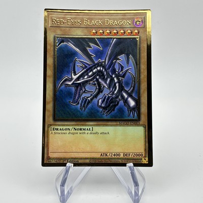 Red-Eyes Black Dragon 1st Edition Maximum Gold #MAGO-EN003-image