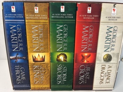 Game of Thrones by George R.R. Martin  Books, Set of 5-image