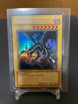Yu-Gi-Oh! Spanish first edition 1st Red-Eyes Black Dragon wxna0b61-image