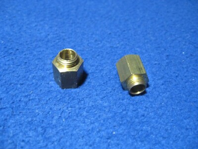 FISHER 100T  TUBE Preamp   Amplifier ** Face Plate Mounting NUT **  Pair g/c-image