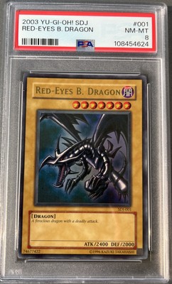 Red-Eyes B. Dragon SDJ-001 Starter Deck: Joey-Unlimited Edition PSA 8-image
