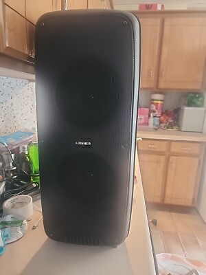 Fisher Hi-Fi Battery Speaker Model FX662KM Very Good-image
