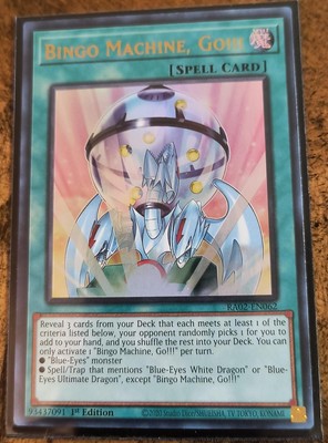Yugioh! Bingo Machine, Go!!! - RA02-EN062 - Ultra Rare - 1st Edition Near Mint-image