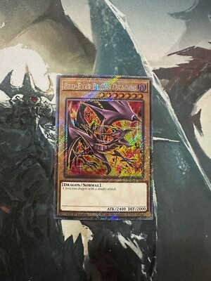 Yugioh Red-Eyes Black Dragon Platinum Secret Rare RA04-image