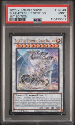 2025 YU-GI-OH! SDWD-STRUCTURE DECK #EN043 BLUE-EYES ULTIMATE SPIRIT DRAGON PSA 9-image