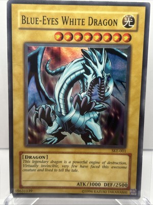 Yugioh SKE-001 Blue-Eyes White Dragon Unlimited Super Rare Normal HP-image