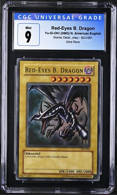 Red Eyes Black Dragon SDJ-001 CGC 9-image
