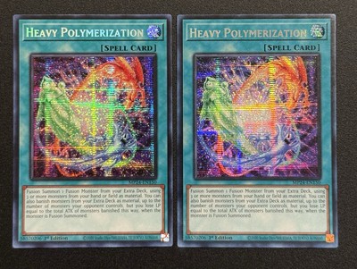 2024 YUGIOH MP24 1ST ED SECRET RARE HEAVY POLYMERIZATION X2 NM SET-image