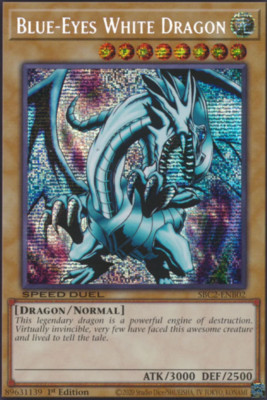 Blue-Eyes White Dragon - SBC2-ENB02 - Prismatic Secret Rare 1st Ed - LP - WAXING-image