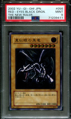 Red-Eyes Black Dragon - 301-056 - PSA 9 - Ultimate Rare - New Ruler - Yu-Gi-Oh --image