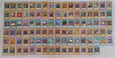 100 Legend of Blue Eyes White Dragon LOB Yu-Gi-Oh! Cards Bundle Lot (Video Below-image
