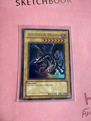 Yugioh Cards Red Eyes B Dragon Ultra Rare Card-image