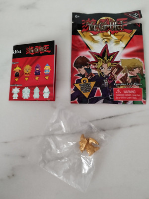 YU-GI-OH KHADOU Mini Rubber Figure Gold Red Eyes Black Dragon Official Anime-image