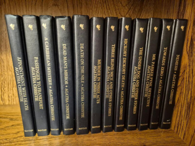 AGATHA CHRISTIE Mystery Collection by BANTAM (Hardcover) 12 Volumes - EXCELLENT!-image