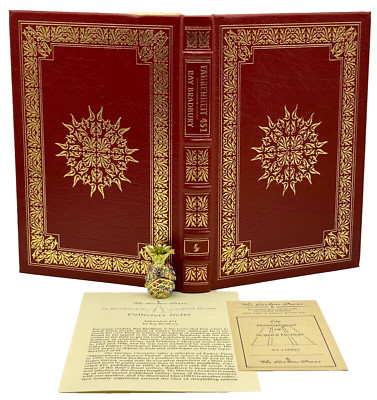 Easton Press FAHRENHEIT 451 Collectors DELUXE LIMITED Leather Bound Edition RARE-image