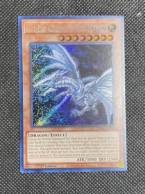 YuGiOh! Blue-Eyes Alternative White Dragon RA02-EN010 Secret Rare 1st Edition NM-image