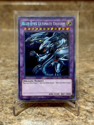 Yu-Gi-Oh! NM/M Blue Eyes Ultimate Dragon Secret Rare LCKC-EN057 1st Edition-image