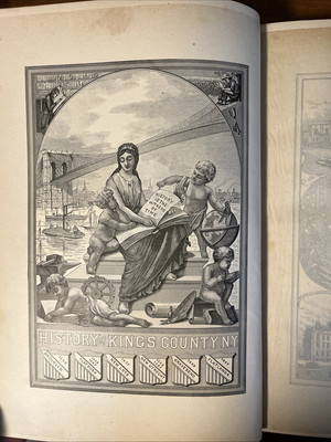 1884 History Of Kings And The City Of Brooklyn New York 2 Vol Set-image