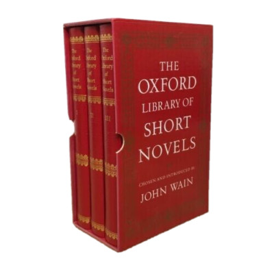 The Oxford Library of Short Novels by John Wain 1/4 Leatherbound Hardcover Set-image