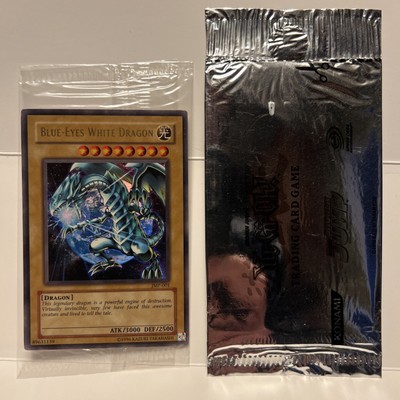 Yugioh Shonen Jump Promos Sealed Pair JMP-001 JMP-002 Blue Eyes & Red Eyes-image