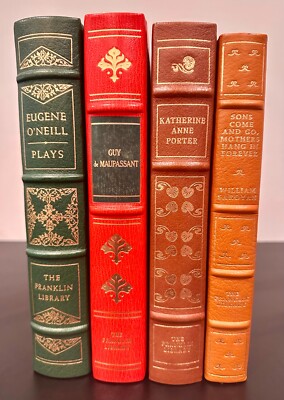 The Franklin Library Limited Edition 4 Book Set (Eugene O'Neill, etc)-image