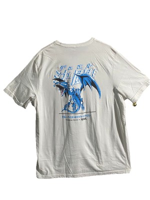 Yu Gi Oh Blue Eyes White Dragon Tuned In Tokyo Short Sleeve Shirt Men’s 2XL-image