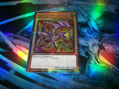 Red-Eyes Black Dragon 8th Art 1st Ed Quarter Century Secret Rare RA04-EN109-image