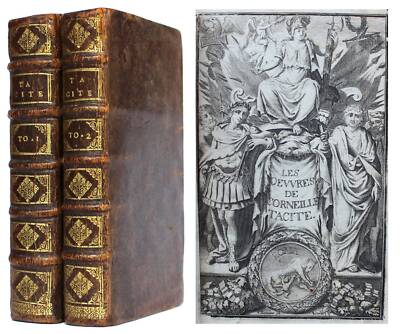1674 Tacitus The Annals History of the Roman Empire 2 Volume Set Complete Rome-image