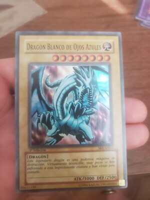 Yugioh! Blue-Eyes White Dragon - SKE-SP001 - Super Rare - 1st Edition-image